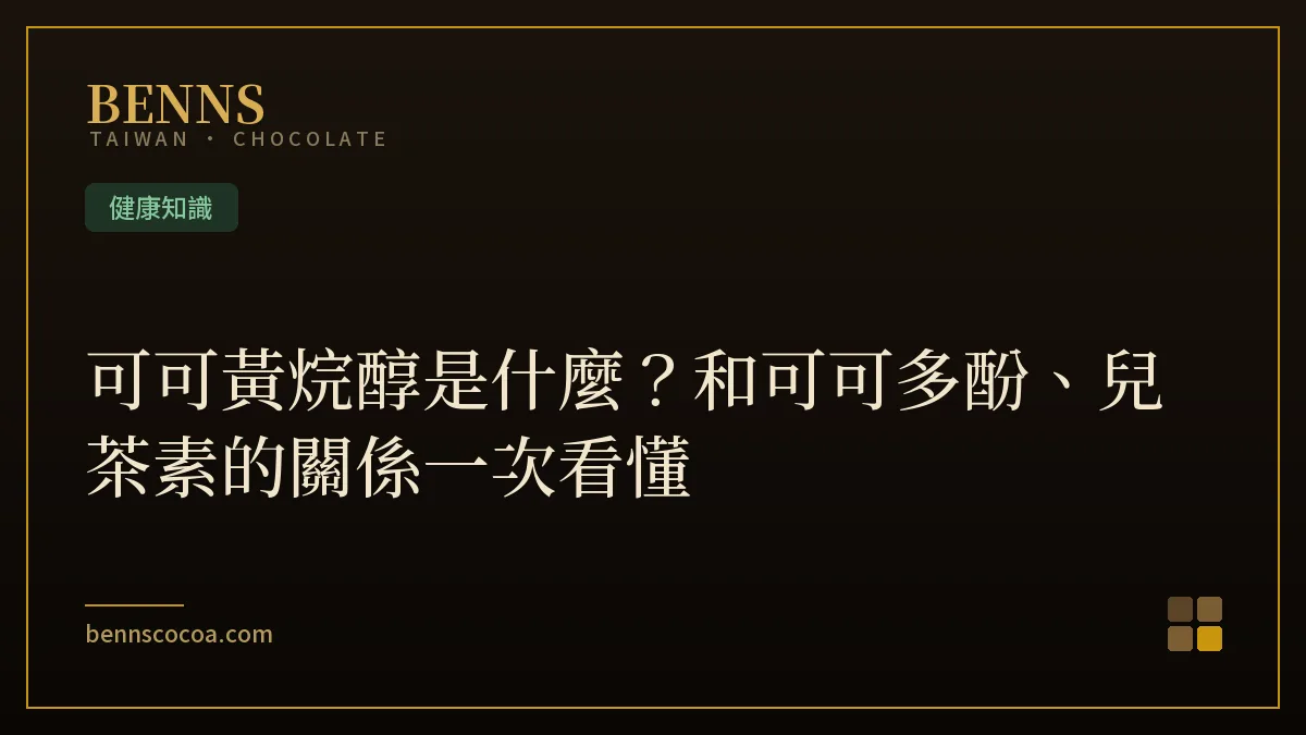 可可黃烷醇是什麼？和可可多酚、兒茶素的關係一次看懂